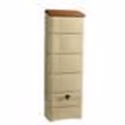 Récupérateur deau mural - BELLI - 300 L - Beige