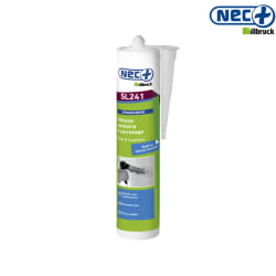 NEC+ Mastic Silicone sanitaire SL241 - Transparent - 310ml