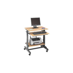 Station informatique compacte hêtre - Maxiburo