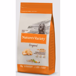 Nature's Variety ORIGINAL MEDIUM/MAXI CHICKEN, Adulte, Poulet, 12 kg