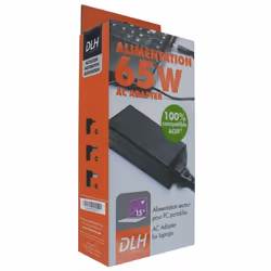 DLH ALIMENTATION SECTEUR 65W ACER / PACKARD BELL 100% COMPATIBLE (sauf USB-C)