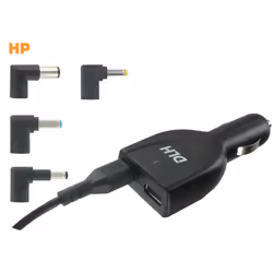 DLH CHARGEUR VOITURE ALLUME-CIGARE 90W HP 100% COMPATIBLE (sauf USB-C)