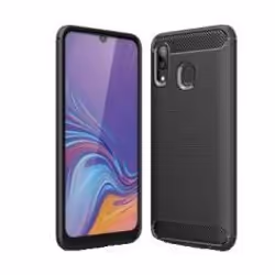 DLH COQUE SILICONE NOIRE POUR SAMSUNG GALAXY A20e (SM-A202), Housse, Samsung, Samsung Galaxy A20e, 14,7 cm (5.8"), Noir