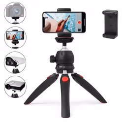 DLH MINI TREPIED PRO POUR SMARTPHONE, APPAREIL PHOTO, CAMERA ET PETIT VIDEOPROJECTEUR