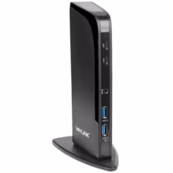 DLH STATION D'ACCUEIL UNIVERSELLE USB-C ET USB-A TRIPLE AFFICHAGE AVEC POWER DELIVERY 65W