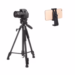 DLH TREPIED AVEC ROTULE 1.4M POUR APPAREIL PHOTO, CAMERA ET SMARTPHONE
