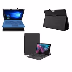 DLH COQUE ETUI FOLIO (COMPATIBLE CLAVIER) POUR MICROSOFT Surface Pro 7 / Surface Pro 6 / Surface Pro 5 / Surface Pro 4, Folio ...