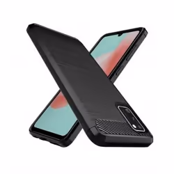 DLH COQUE SILICONE NOIRE POUR SAMSUNG GALAXY A41 (SM-A415), Housse, Samsung, SAMSUNG Galaxy A41, Noir