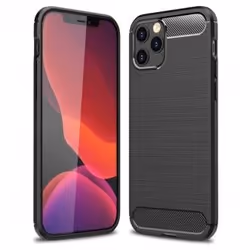 DLH COQUE SILICONE NOIRE POUR APPLE IPHONE 12 ET IPHONE 12 PRO, Housse, Apple, APPLE iPhone 12 et iPhone 12 Pro, Noir