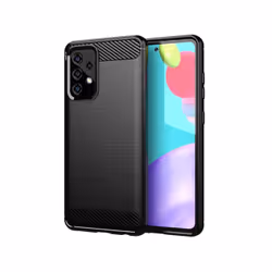 DLH COQUE SILICONE NOIRE POUR SAMSUNG GALAXY A52 5G (SM-A526), Coque, Samsung, SAMSUNG Galaxy A52 5G (SM-A526), Noir