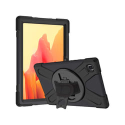 DLH COQUE RENFORCEE AVEC BANDOULIERE, POIGNEE ROTATIVE ET PIED SUPPORT POUR SAMSUNG GALAXY TAB A7 LITE 8.7" (/ SM-T225)