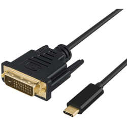 DLH DY-TU4810B câble vidéo et adaptateur 1,8 m USB Type-C DVI Noir