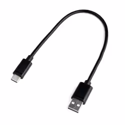 DLH DY-TU4850B, 0,3 m, USB A, USB C, Noir