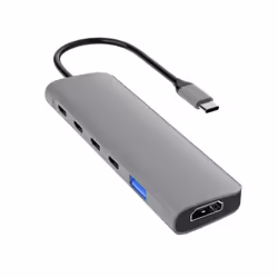 DLH DY-TU5005 station d'accueil USB Type-C Argent - Vue supplémentaire 4