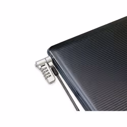 DLH DY-CS5045 câble antivol Noir, Argent 2 m
