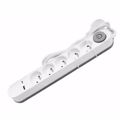 DLH DY-WU4942W, 1,4 m, Intérieure, Blanc, 5 sortie(s) CA, 3500 W, 16 A