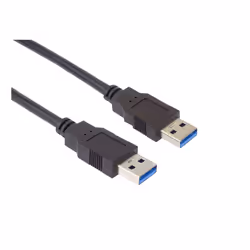 DLH DY-TU5145B, 1 m, USB A, USB A, USB 3.2 Gen 1 (3.1 Gen 1), 5000 Mbit/s, Noir
