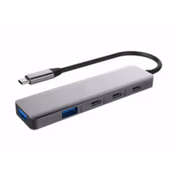 DLH DY-TU5200, USB Type-C, USB 3.2 Gen 1 (3.1 Gen 1) Type-A, USB 3.2 Gen 2 (3.1 Gen 2) Type-C, USB Type-C, 10000 Mbit/s, Gris ...