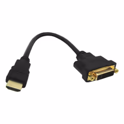 DLH DY-TU5036, 0,2 m, HDMI Type A (Standard), Noir