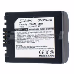 DLH LI-ION 7.4V-750mAh-5.5Wh, 750 mAh, 7,4 V, Lithium-Ion (Li-Ion)