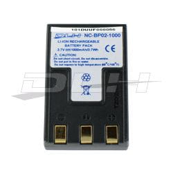 DLH LI-ION 3.7V-1000mAh-3.7Wh Batterie Noir