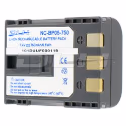 DLH LI-ION 7.4V-750mAh-5.6Wh, 750 mAh, 7,4 V, Lithium-Ion (Li-Ion)