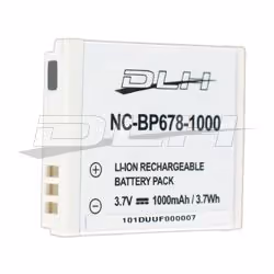 DLH LI-ION 3.7V-1000mAh-3.7Wh GRAY, Batterie, Gris, Lithium-Ion (Li-Ion), 1000 mAh, 3,7 V, 5 - 60 °C