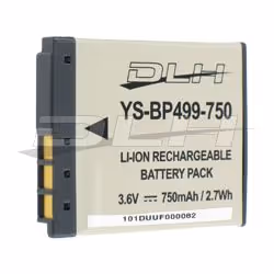 DLH LI-ION 3.6V-750mAh-2.7Wh, 750 mAh, 3,6 V, Lithium-Ion (Li-Ion)