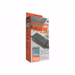 DLH DY-AI1591 adaptateur de puissance & onduleur Intérieure 130 W Noir