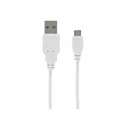DLH CABLE USB-A VERS MICRO USB BLANC 1M, 1 m, USB A, Micro-USB B, USB 2.0, Mâle/Mâle, Blanc