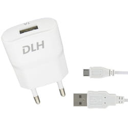 DLH CHARGEUR SECTEUR USB 5W AVEC CABLE MICRO USB