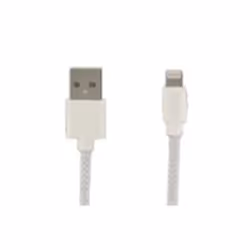 DLH 1m USB/Lightning, 1 m, Lightning, USB A, Blanc, Droit, Droit