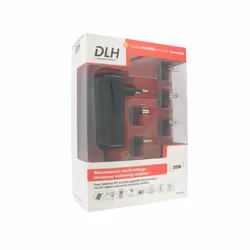 DLH ALIMENTATION SECTEUR MULTIVOLTAGE UNIVERSELLE 2.25A - Tension réglable 3/4.5/5/6/7.5/9/12V, Intérieure, Secteur, 12 V, 2, ...