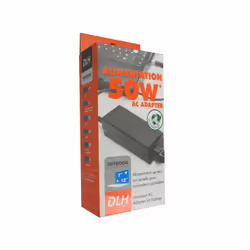 DLH ALIMENTATION SECTEUR UNIVERSELLE 50W, Ordinateur portable, Intérieure, 100/240 V, 50/60 Hz, 45 W, 19 V