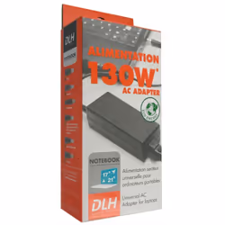DLH DY-AI1591N adaptateur de puissance & onduleur Intérieure 130 W Noir