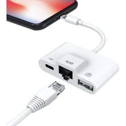 DLH DY-TU4034W câble de téléphone portable Blanc Lightning