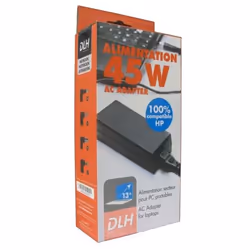 DLH ALIMENTATION SECTEUR 45W HP 100% COMPATIBLE (sauf USB-C)