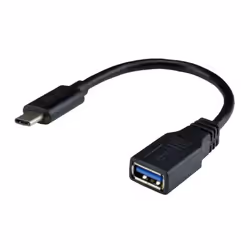 DLH DY-TU3078B, USB A, USB C, USB 3.2 Gen 1 (3.1 Gen 1), Noir