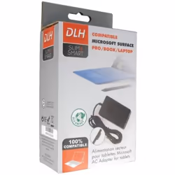 DLH ALIMENTATION SECTEUR 65W pour MICROSOFT Surface Pro 4 / Surface Pro 5 / Surface Pro 6 / Surface Pro 7 / Surface Pro 2017 / Surface Pro X / Surface Go / Surface Go 2 / Surface Laptop / Surface Laptop 2 / Surface Laptop 3