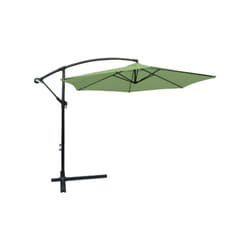 Chalet&jardin - Parasol déporté rond collioure - Vert amande