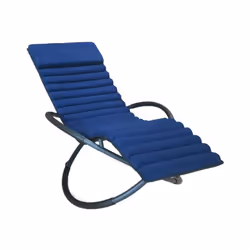 Ce bain de soleil MONACO à bascule pour le jardin vous procurera repos et sérénité pour vos moments de détente. Il est compos ...