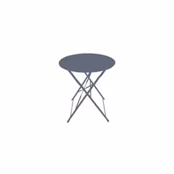 Les tables pliantes Bistrot en acier époxy au look moderne et esthétique apporteront une touche de convivialité sur une terra ...