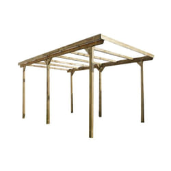 Carport bois - delahaye 15M² - sans toit