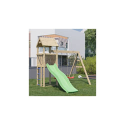 Chalet&jardin - Aire de jeu avec toboggan 286x390x252 cm en pin naturel