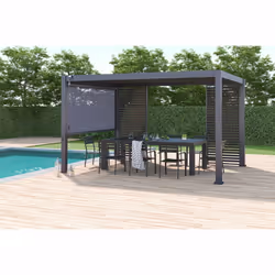 Chalet & Jardin 3700265712942 Tonnelle, palissade et store de jardin Pergola - Vue supplémentaire 6