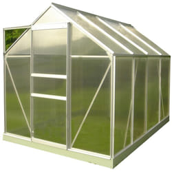 Serre Jardin Polycarbonate - diamant 46 - 2,28M² - gris - Chalet&jardin