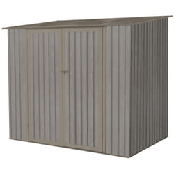 Abri de jardin en métal 222x149x194 cm 2,3 m² gris - COMPIEGNE