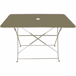 La table pliante Bistrot en acier époxy au look moderne et esthétique apportera une touche de convivialité sur une terrasse,  ...