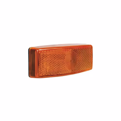 SPOTLIGHT - Feu de position orange pour remorque / Feu de gabarit orange - A fixer - Ampoule témoin T10/5W non fournie - Dime ...