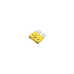 Spot-light - spotlight lot de 10 fusibles 20A enfichables jaune, fusible voiture 20A, fusible plat 20A - pour tous types de véhicules (véhicu